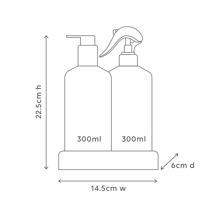 al.ive Kitchen Duo 300ml - Lemon Myrtle & Honeydew (Made in Australia)