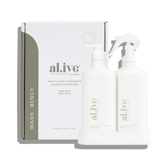 al.ive Kitchen Duo 300ml - Lemon Myrtle & Honeydew (Made in Australia)