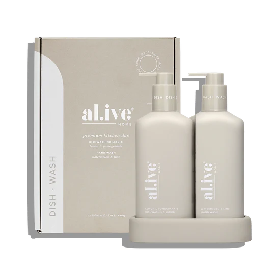 al.ive Kitchen Duo 300ml - Lemon & Pomegranate + Watermelon & Lime (Made in Australia)