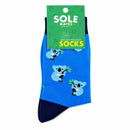 Koala Sole Mates Socks - Blue