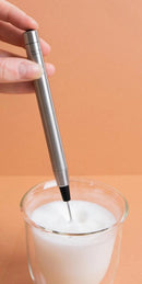La Cafetière Battery-Powered Milk Frother - Stainless Steel