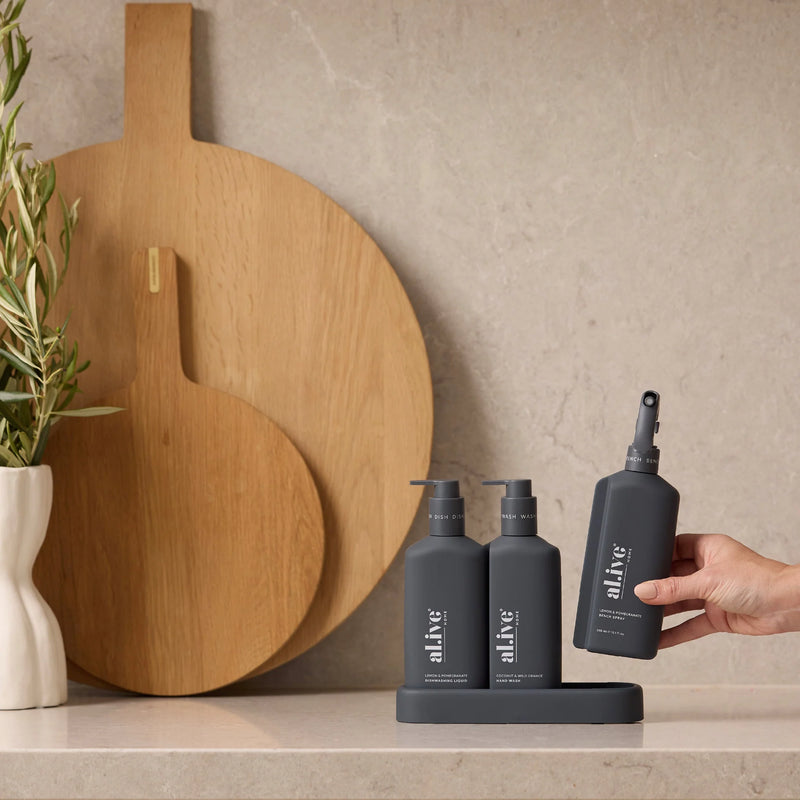 al.ive Kitchen Trio 300ml - Lemon & Pomegranate + Coconut & Wild Orange (Made in Australia)