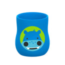 Marcus & Marcus Silicone Baby Training Cup - Lucas The Hippo - Blue