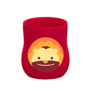 Marcus & Marcus Silicone Baby Training Cup - Marcus The Lion - Red