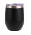 Oasis Stainless Steel Double Wall Insulated Wine Tumbler 330ml - Matte Onyx