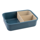 Melii Luxe Bento Box - 3 Compartments - Blue Mint - 1.25L