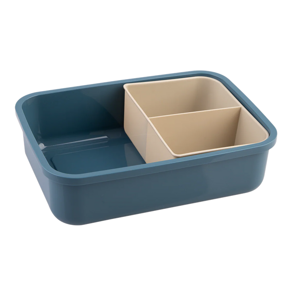Melii Luxe Bento Box - 3 Compartments - Blue Mint - 1.25L