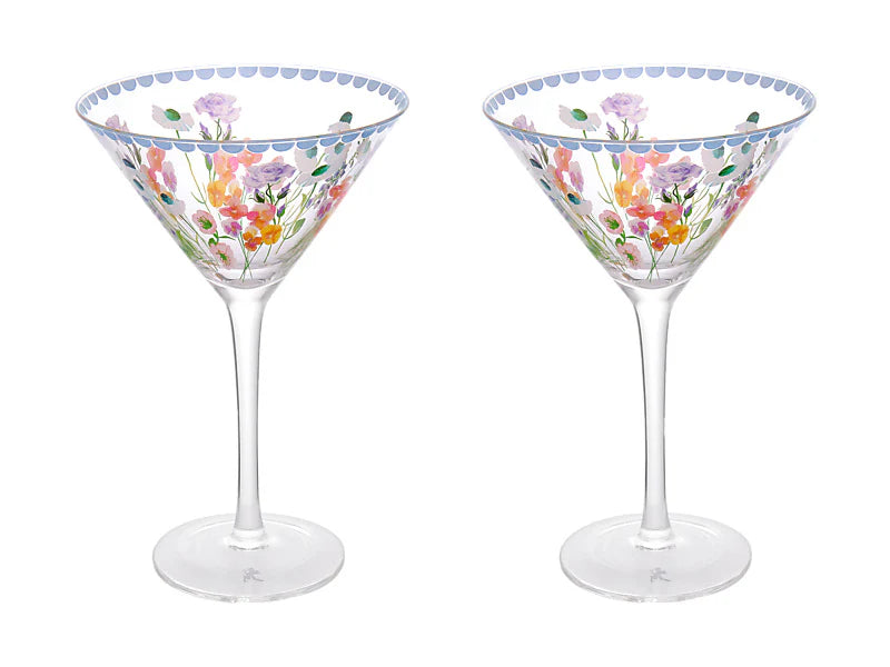 Maxwell & Williams Affection Martini Glass Set of 2 Blue - 280ml
