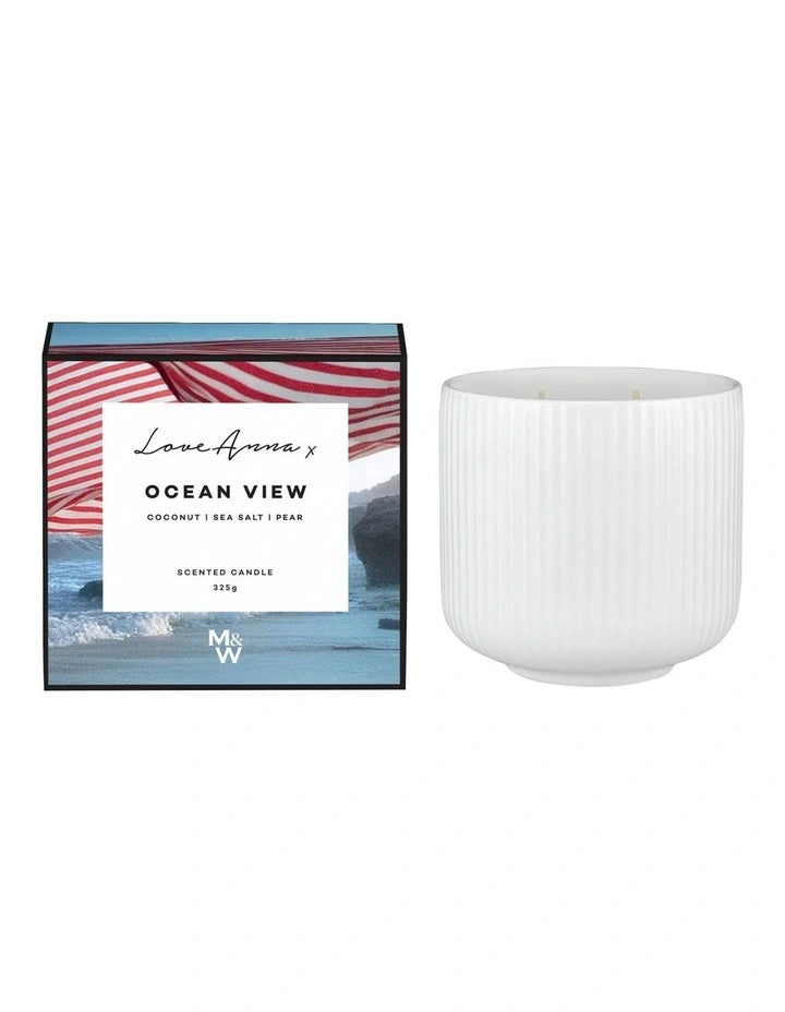 Love Anna x Scentimental Fragrance Candle 325gr - Ocean View - Gift Boxed