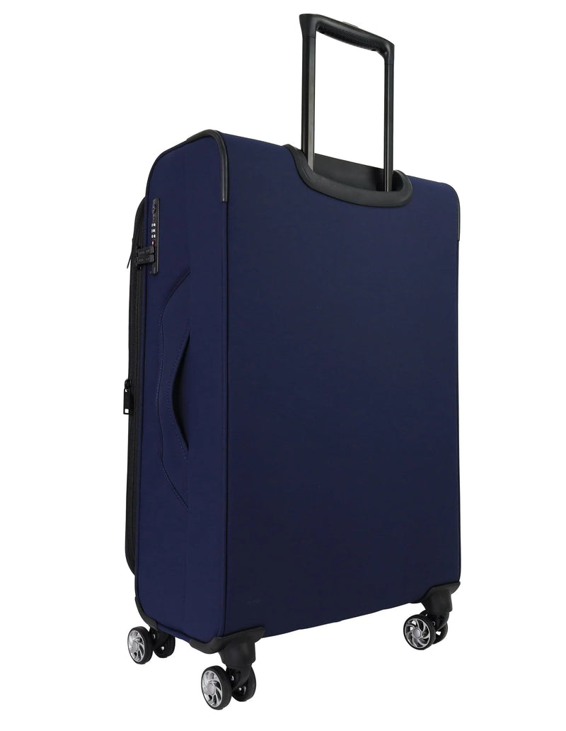 Pierre Cardin Soft Water-Repellent Spinner Suitcase - Medium - Navy