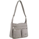 Pierre Cardin Nylon Anti - Theft Cross Body Bag - Taupe