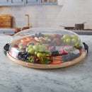 Farberware Build-a-Board Bamboo Round Snack Serving Board - 35.5cm