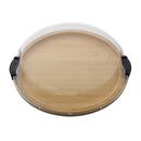 Farberware Build-a-Board Bamboo Round Snack Serving Board - 35.5cm