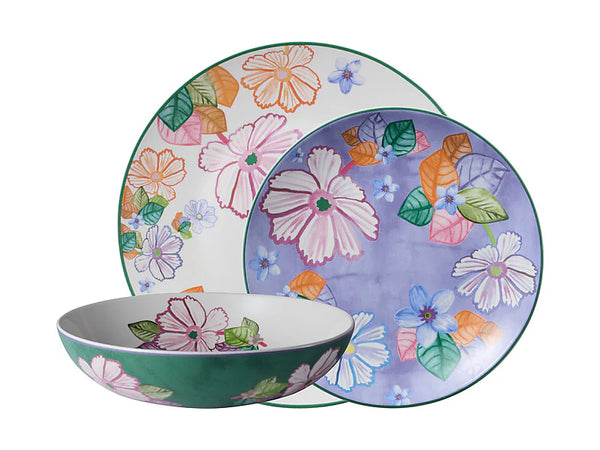 Maxwell & Williams Poppy Love Coupe Dinner Set 12pc - Gift Boxed
