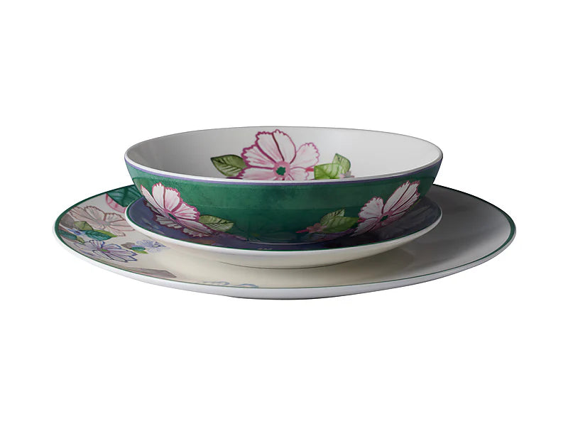 Maxwell & Williams Poppy Love Coupe Dinner Set 12pc - Gift Boxed