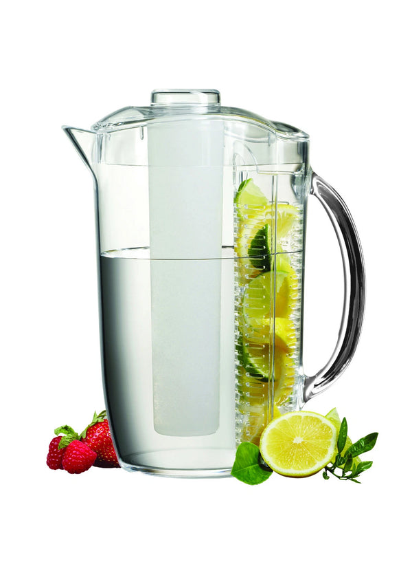 Serroni Iced Fruit Infusion Pitcher 2.8L - 4-In-1