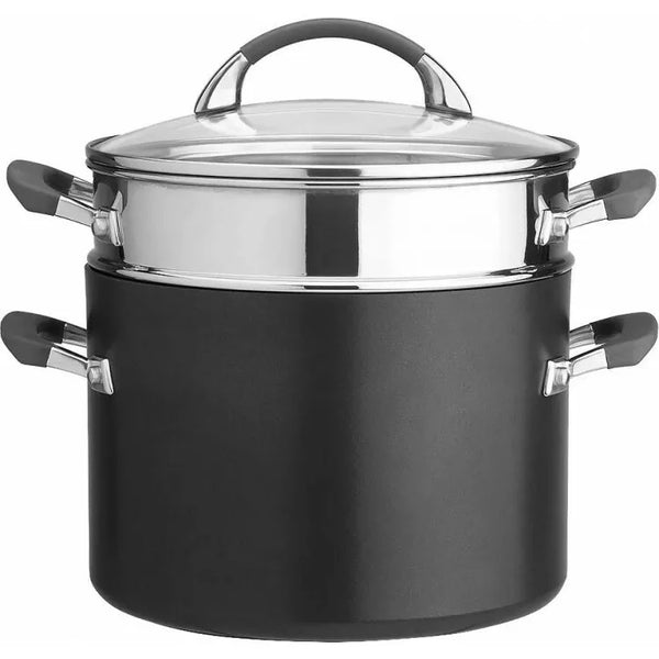 Anolon Endurance+ Nonstick Induction 24cm/7.6L Stockpot Bonus Pasta Insert