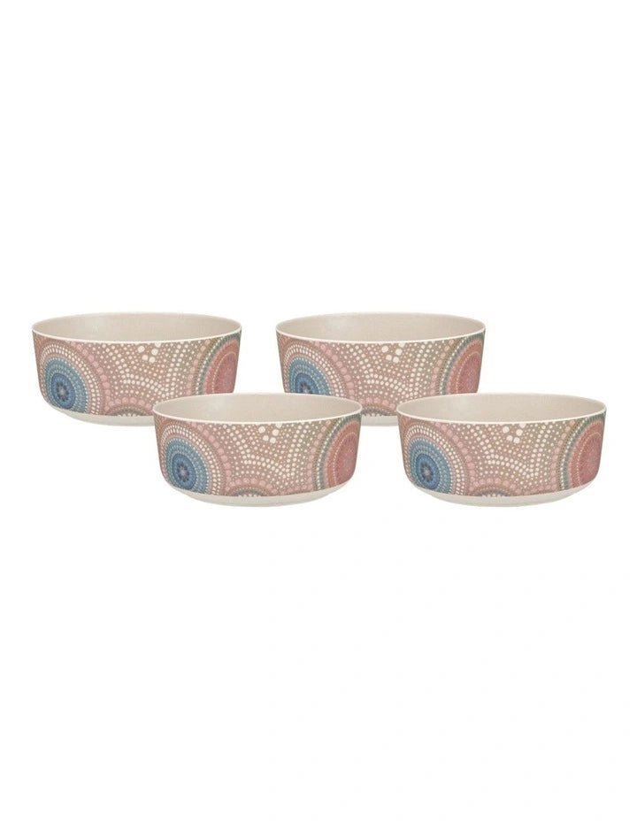 Maxwell & Williams Lou Martin Uplift Melamine Set of 4 Bowls - 16x6.5cm