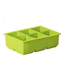 Vin Bouquet 6 Silicone Square Ice Tray - 4.5x4.5cm - Green