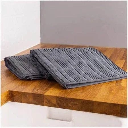 KitchenAid Reversible Drying Mats - Pack of 2 - 45x60cm - Charcoal Grey