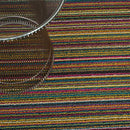 Chilewich Shag Indoor/Outdoor Mat - Skinny Stripe - Bright Multi - 46x71cm