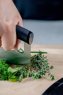 KitchenAid Mezzaluna with Stainless Steel Curved Blade Black - 15cm