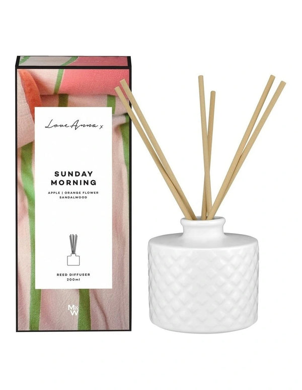 Love Anna x Scentimental Diffuser 200ml - Sunday Morning - Gift Boxed