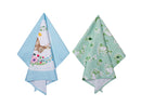 Maxwell & Williams Clover & Cottontail Tea Towel Set of 2 Assorted