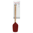 KitchenAid Birchwood Spoon Spatula with Silicone Head - Empire Red