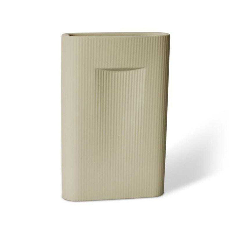 Keziah Vase Soft Green - 24 (L) x 8 (W) x 36 (H)