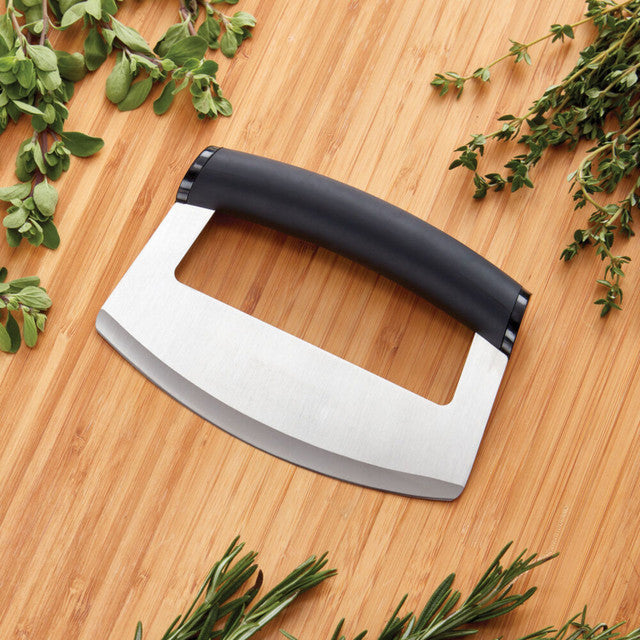 KitchenAid Mezzaluna with Stainless Steel Curved Blade Black - 15cm