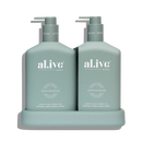 al.ive Body Wash & Lotion Duo in Kaffir Lime & Green Tea (Made in Australia)