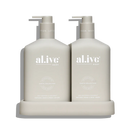 al.ive Body Wash & Lotion Duo in Sea Cotton & Coconut (Made in Australia)