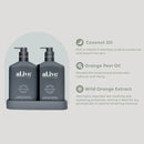 al.ive Body Wash & Lotion Duo in Coconut & Wild Orange (Made in Australia)