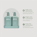 al.ive Body Wash & Lotion Duo in Kaffir Lime & Green Tea (Made in Australia)