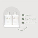 al.ive Body Wash & Lotion Duo in Mango & Lychee (Made in Australia)