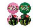 Maxwell & Williams Wicked Ceramic Coasters 10cm Set of 4 - Feel Wicked - Gift Box
