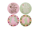 Maxwell & Williams Wicked Ceramic Coasters 10cm Set of 4 - Say Wicked - Gift Box