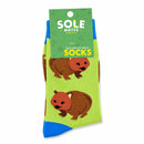 Wombat Sole Mates Socks - Green