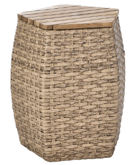 Marketlane Barnes Storage Stool - Grey