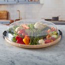 Farberware Build-a-Board Bamboo Round Snack Serving Board - 35.5cm