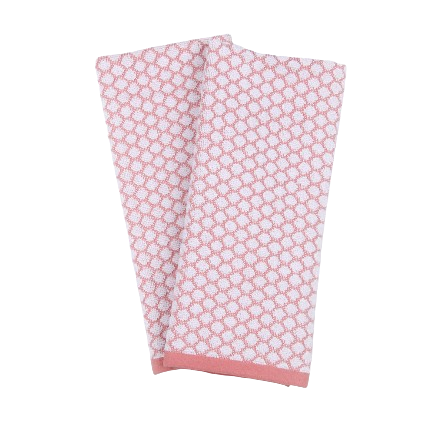 Pure Zone Bamboo Salmon Cotton Towel - 45x65cm