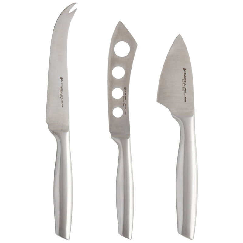 Maxwell & Williams Stanton Cheese Knife Set 3pc - Stainless Steel