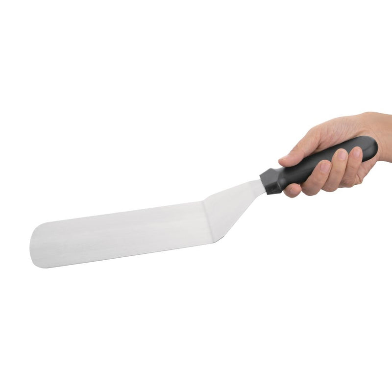 Chef Inox Turner Stainless Steel With Plastic Handle - Flexible - 20x7.5cm
