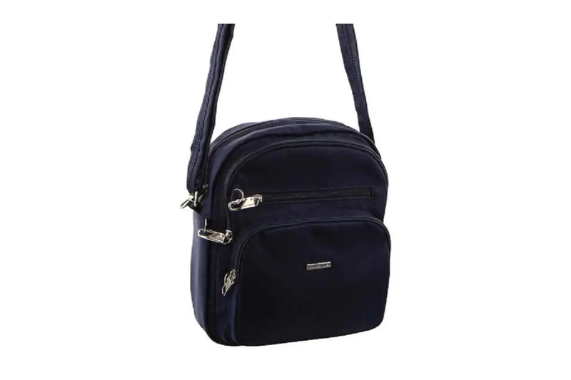 Pierre Cardin Anti - Theft Cross Body Bag Navy - 27x11x20 cm