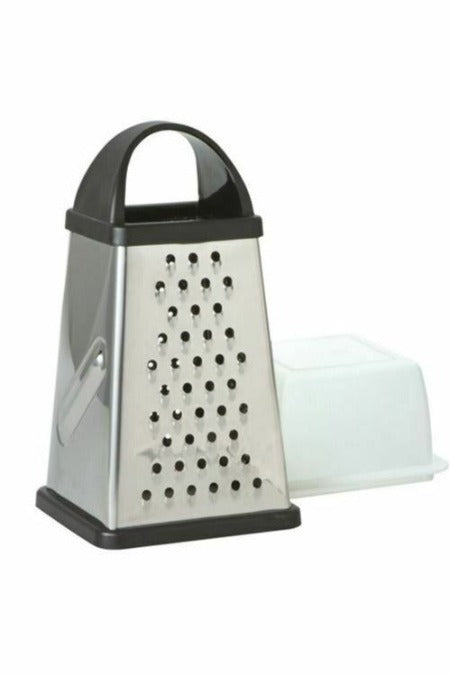 Avanti Box Grater Stainless Steel - 4 Sided - With Storage Container