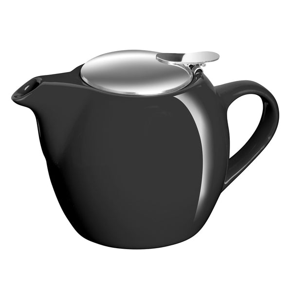Avanti Camelia Ceramic Pitch Black Teapot - 750ml