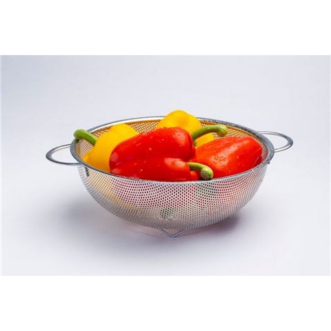 Cuisena Perforated Colander Stainless Steel With Handles - 25cm