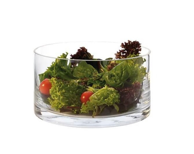 Maxwell & Williams Diamante Glass Cylindrical Salad Bowl - 22cm