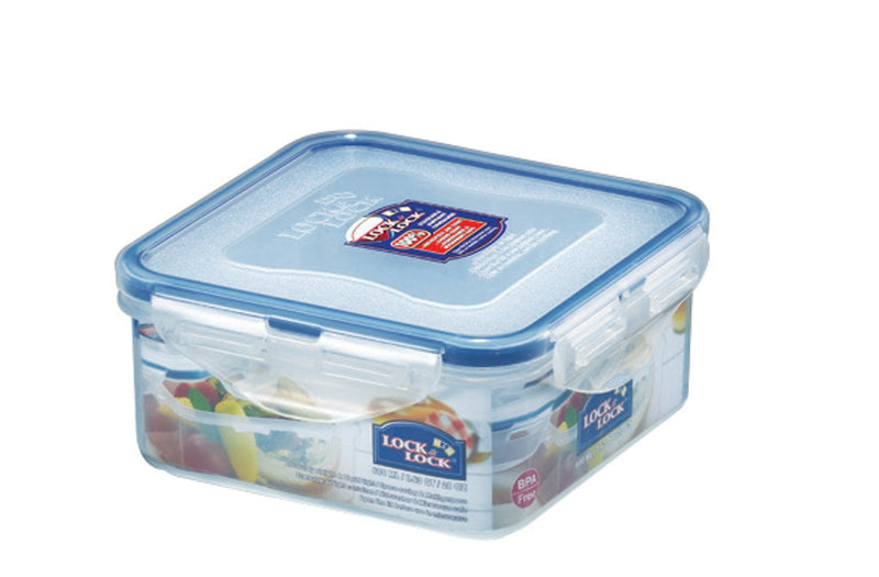 Lock & Lock Classic Square Short Container - 600ml